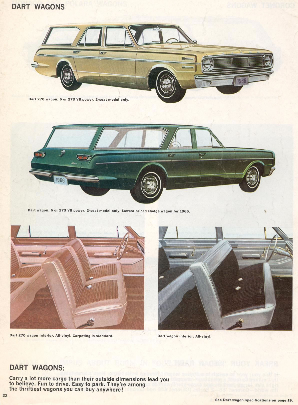 1966 Dodge Brochure Page 19